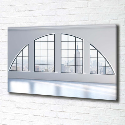 Spacious Interior - Wrapped Canvas Print