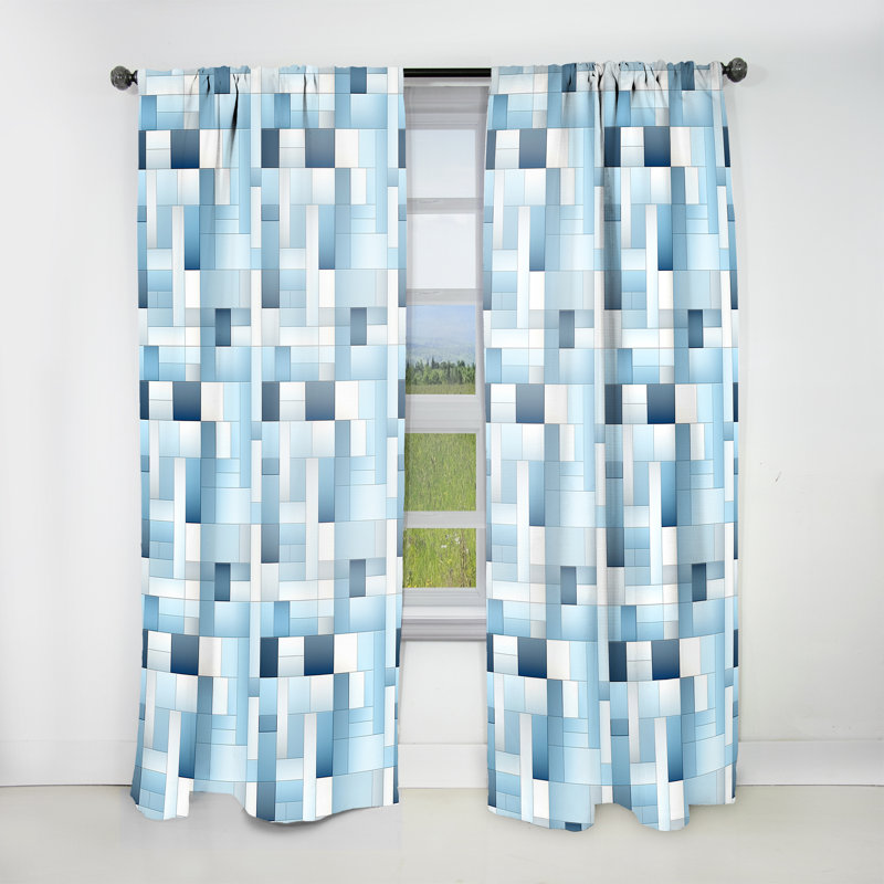 Serene Structures - Rideau moderne - Velours obscurcissant - 1 panneau, L 52 po x L 120 po