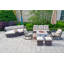Ensemble de conversation modulaire de huit articles avec coussins