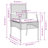 Latitude Run® 3 Piece Patio Dining Set With Cushions Poly Rattan-1189615971-1189615999
