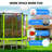 Creationstry 8' x 8' Round Backyard Trampoline-99073042