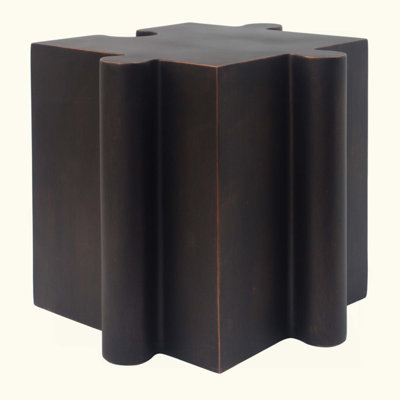 Puzzle Art Side Table, Modular Convex Edge MGO Table - Buy Singles Or Combine For Custom Layouts,  Indoor & Outdoor