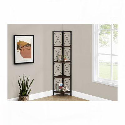 Bibliothèque de coin à 4 niveaux