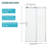 48 In. W X 76 In. H Single Sliding Bypass Shower Enclosure With 5/16 In. Clear Tempered Glass, Modern And Elegant Design, Shower Door-123698849