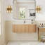 Meuble-lavabo mural avec lavabo et tiroirs-128923449