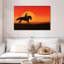 Silhouette de cowboy Lelar Sunset-108880424