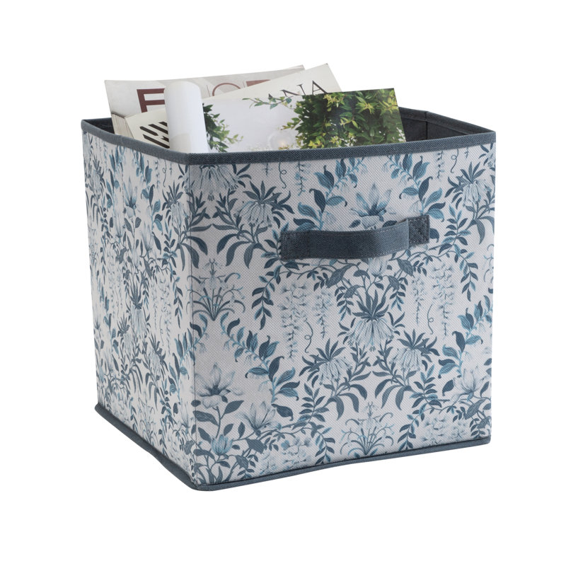 Laura Ashley Collapsible Storage Cube In Parterre