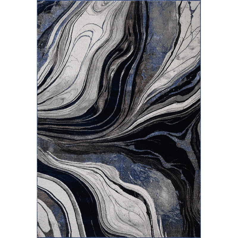 Geometric Area Rug, Rectangle 80 x 150 cm
