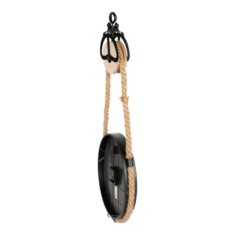 Claypoole Metal Wall Clock