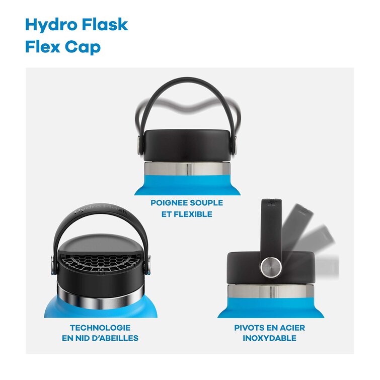 CCYMI Hydro Flask 24Oz Water Bottle Standard Mouth with Flex Cap