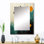 Œuvre colorée Mid Century Minimalist Oasis III