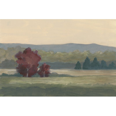 Morning Haze II 1 Piece Wrapped Canvas Wall Art