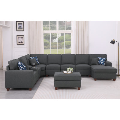 Manns Upholstered U-Shaped Sectional Left Hand Facing