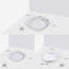  18-Piece 7.5" Dinner Plate Set
