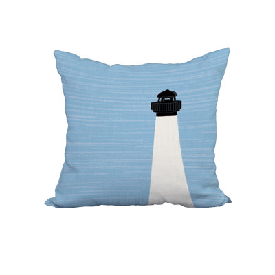 Nautical Reversible Throw Pillow