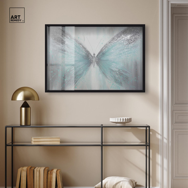 Décoration murale Lotte III Shadowbox Print par Art Remedy, cadre noir, 36 x 24, H 25 po x l 37 po, Cadre noir