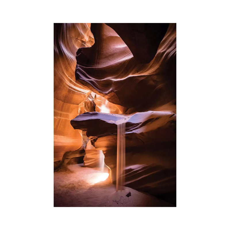 Sand Fall by Walde Jansky - Print on Canvas, 152.4cm H x 101.6cm W x 3.81cm D, Wrapped Canvas