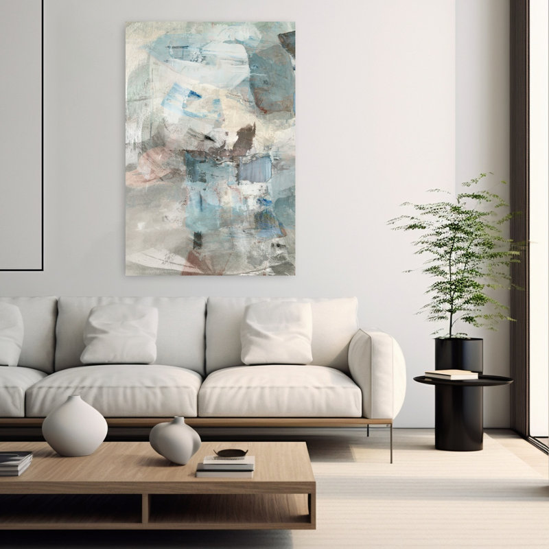 Lumière usée I, art contemporain abstrait, H 60 po x l 40 po
