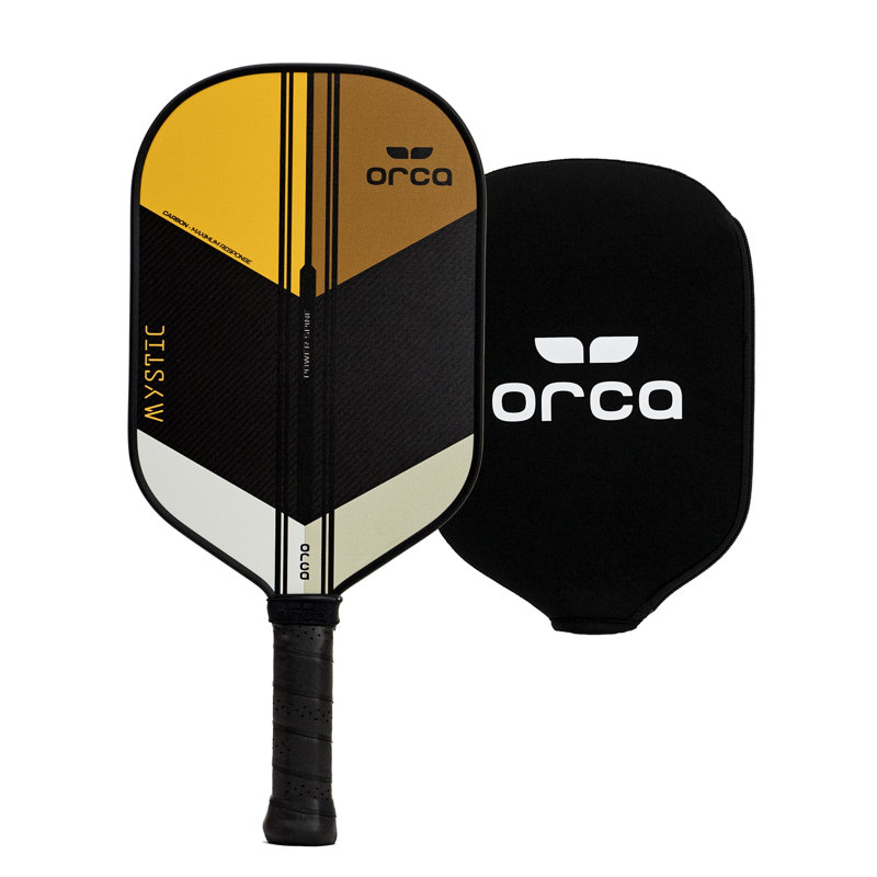 ORCA Solid Wood Pickleball with Carrying Case