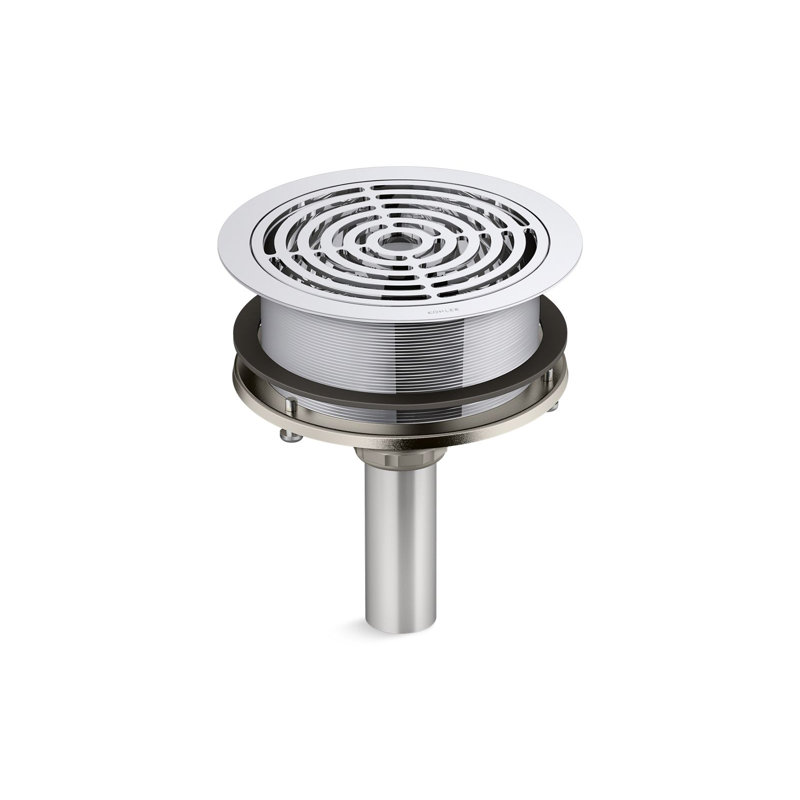 Drain 4-en-1 Aquifer, Chrome poli