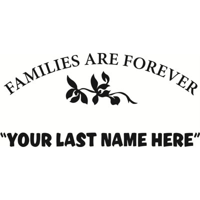 Text & Numbers Non-Wall Damaging Wall Decal