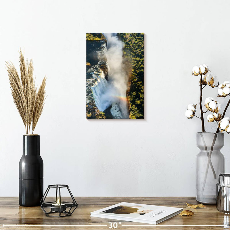 Alvord Victoria Falls Aerial View, 12" H x 8" W