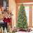 8FT Pre-Lit Slim Christmas Tree