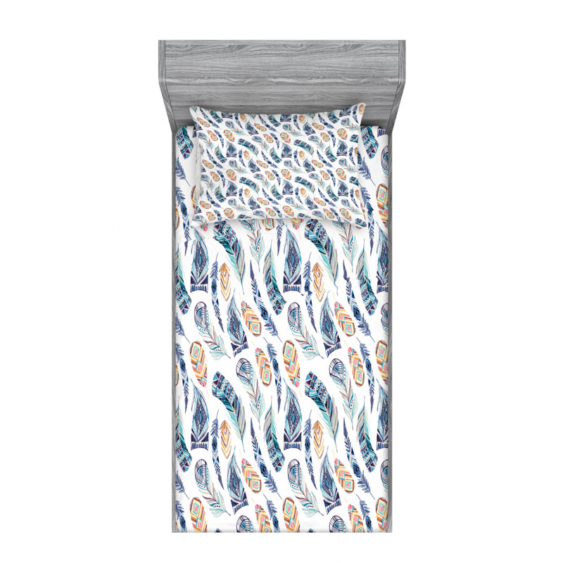Microfiber Sheet Set, Twin XL Sheet Set with Fitted Sheet