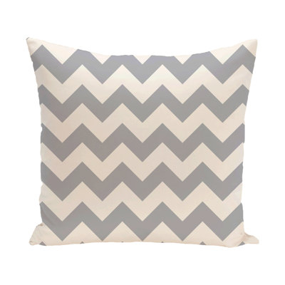 Housse de coussin carré à chevrons et insert