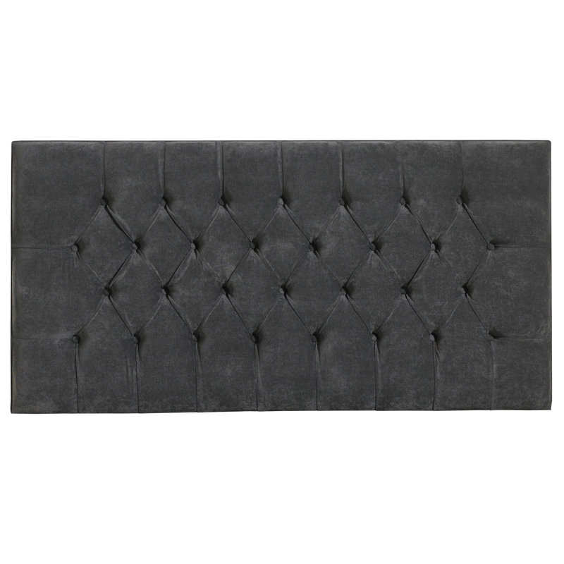 Nicolette Upholstered Headboard, Charcoal, Double (4'6)