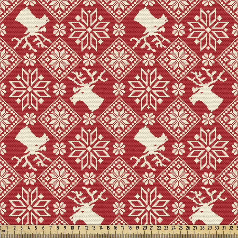 Tissu nordique, l 58 po x L 180 po