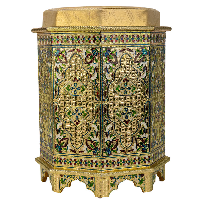 Basilotto Aluminium Accent Stool