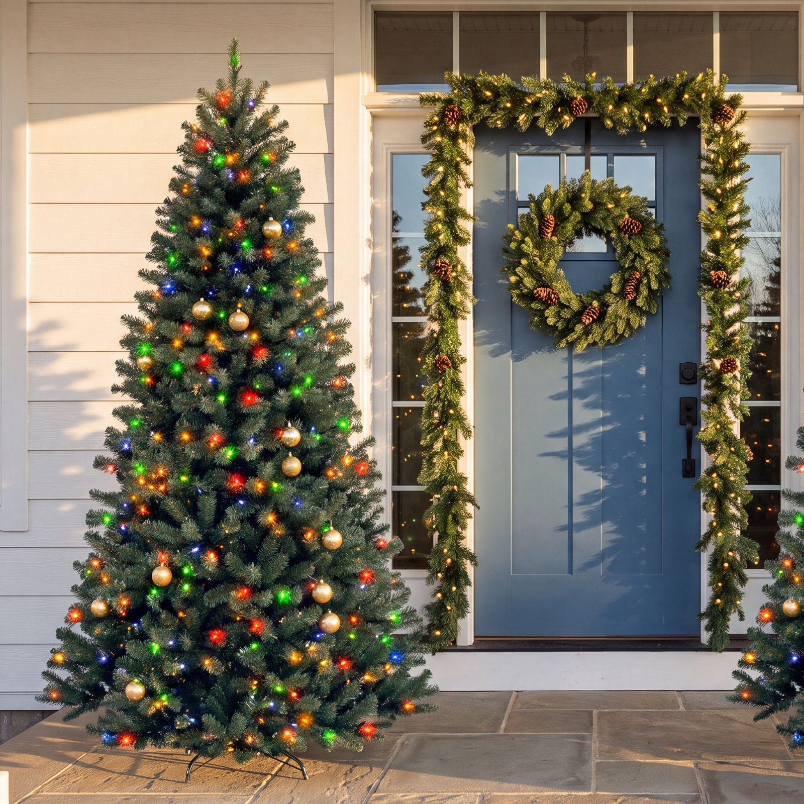 7.5' Pre-Lit Christmas Tree