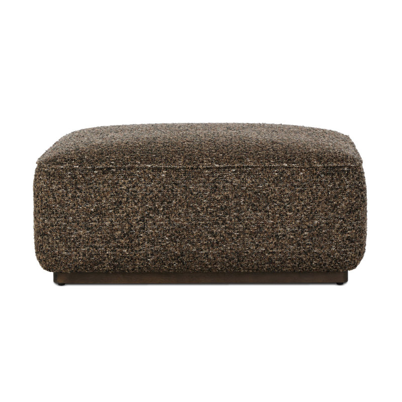 Sinclair Square Ottoman, 36", Barrow Taupe, Ivan Granite 60% Acrylic/33% Cotton/7% Polyester