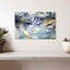 Impression abstraite sur paillettes-92518993