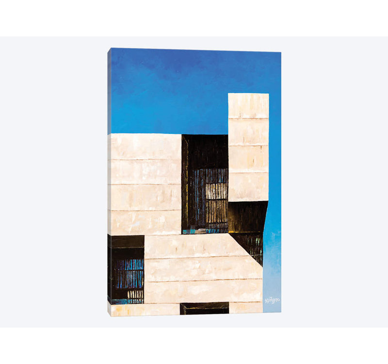 « santiago i », impression sur toile, H 26 po x l 18 po x P 1,5 po, Toile tendue, Pas de tapis