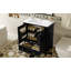 Ensemble de meuble-lavabo 30 po avec lavabo, armoire de salle de bain multifonctionnelle avec portes et tiroir, structure solide et panneau de fibres à densité moyenne-2004605882