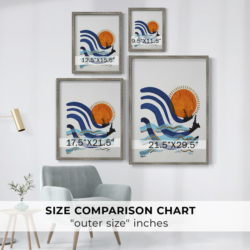 What a Way to Spend the Day Framed Print - Solid Wood, 15" H x 12" W