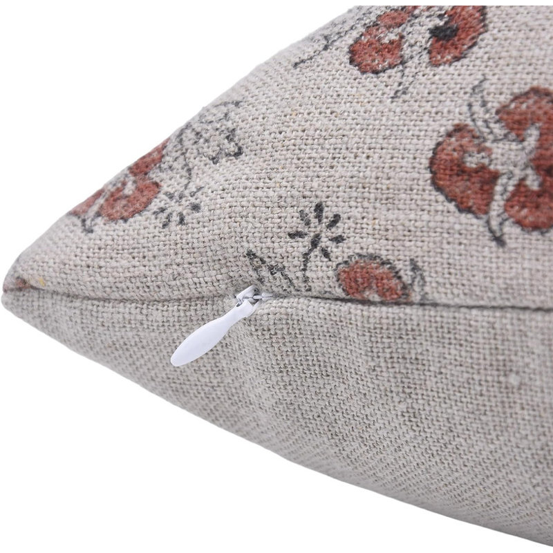 Housse de coussin intérieur / extérieur Floral Linen, 26 po x 26 po