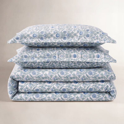 T400 ARTS & CRAFTS FLORAL DUVET SET