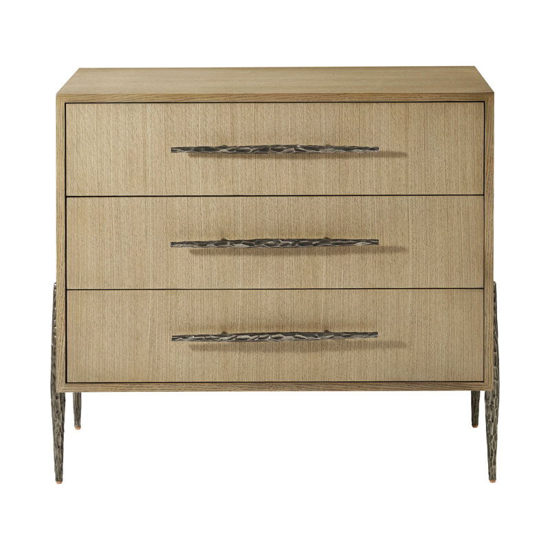 Essence 34'' W Metal Nightstand, Bloned
