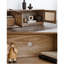 Crédence de rangement en bois massif 78,74 po Nordic