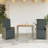 Square 2 - Person 90cm Long Bistro Set with Cushions