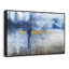 Morning Meadows - cadre flottant, reproduction d'art sur toile-46820250-46820253