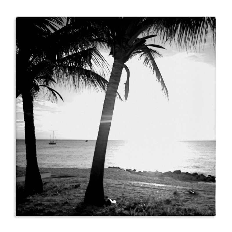 «Palm Tree Silhouettes» par Susan Bryant, H 30 po x l 30 po