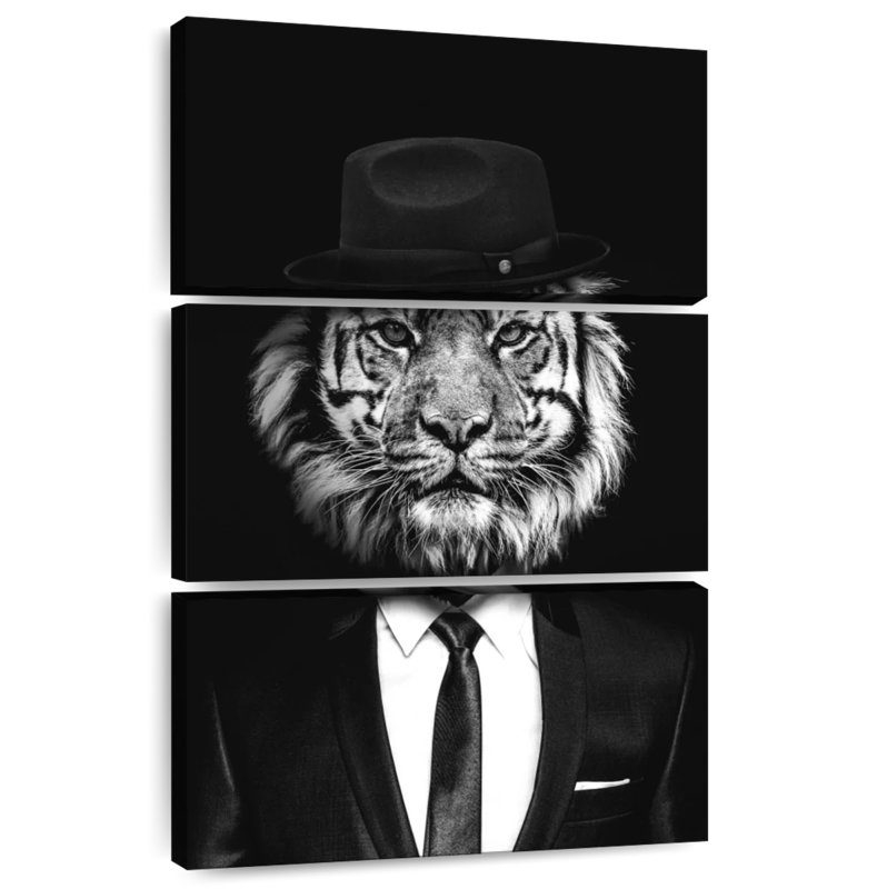 Ketti Classy Tiger III, 65" H x 42" W