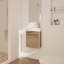 Petit meuble-lavabo 16 "avec lavabo
