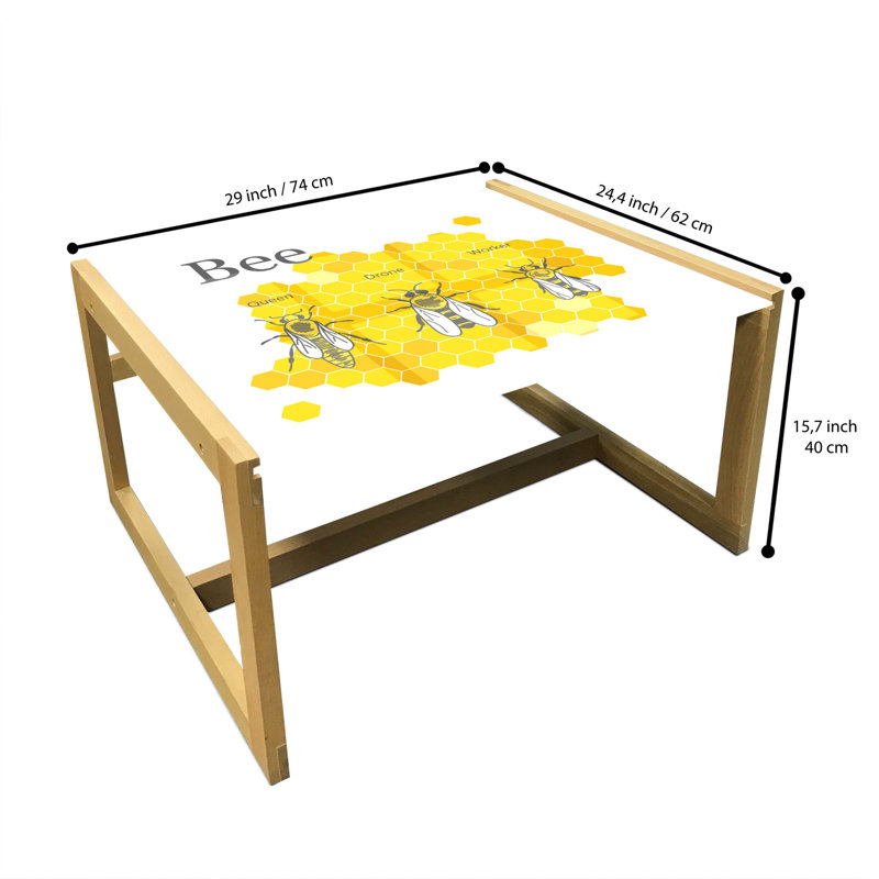 Jaimin Sled Coffee Table, 40cm H x 74cm W x 62cm D