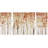 Triptych 3-Piece Textured Canvas Wall Art Set