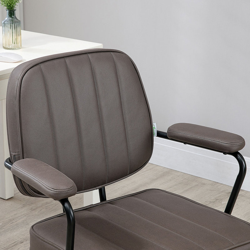 Vinsetto Home Office Chair, Microfiber Brown